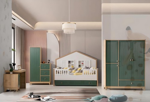 Nursery set consists bed 2x - set,