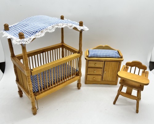Dolls house furniture nursery