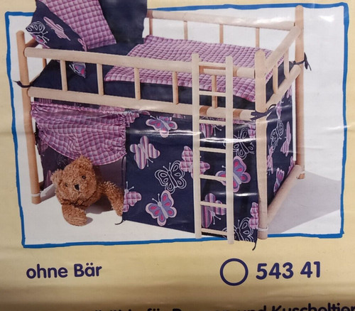 Dolls bed furniture wooden