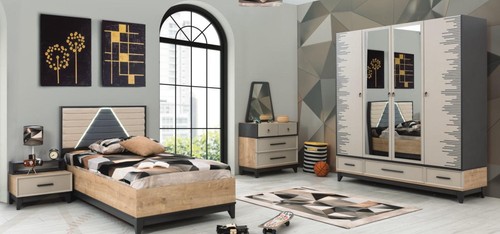 Set children room bed - set, children's