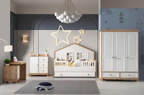 Modern nursery set bed