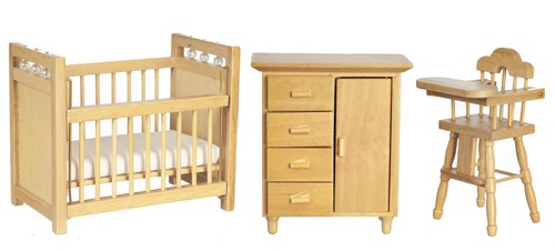Dolls house nursery furniture - house,