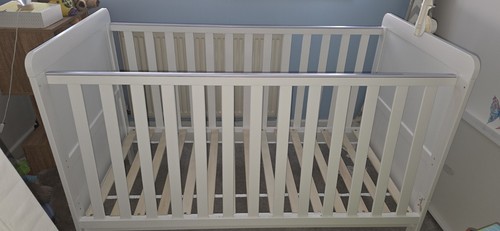 White wood piece nursery - white, 3-piece