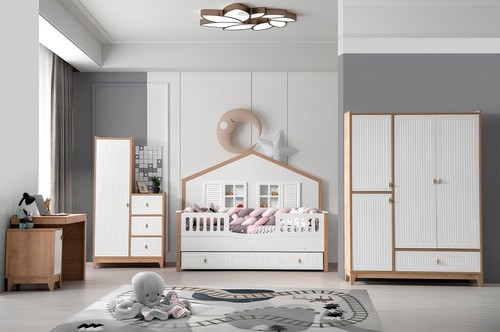 Stylish nursery set - , bed