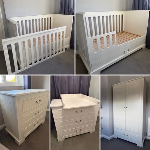 Ines white baby - white, nursery