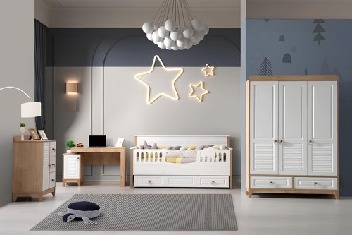 Children room set bed - children's,