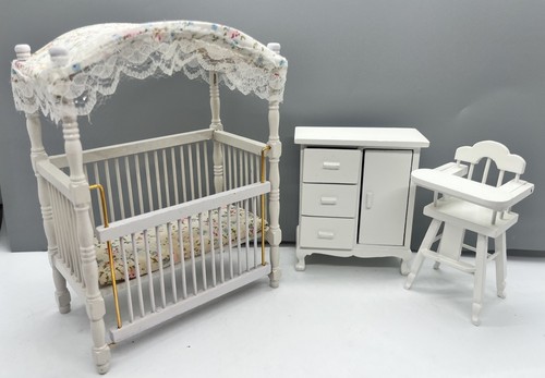 Dolls house furniture nursery